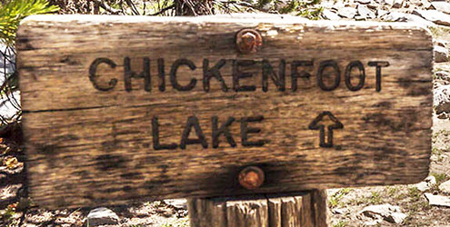 chickenfoot lake